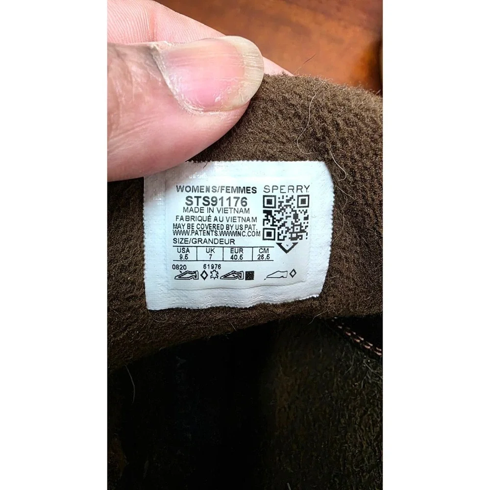 Sperry Women's Brown‎ Duck Rain Boots Size 9.5Waterproof Leather